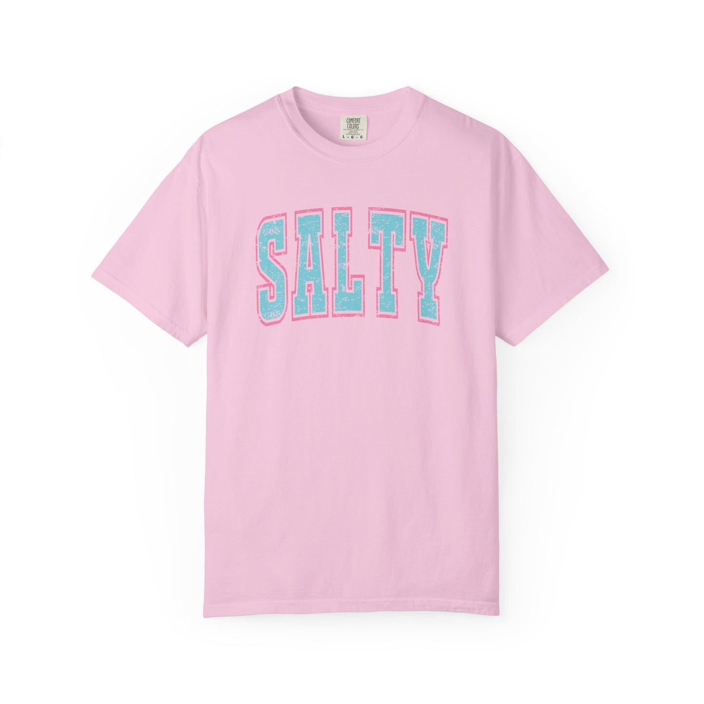 Salty Unisex Garment-Dyed T-Shirt - Casual Vintage Style for Everyday Wear