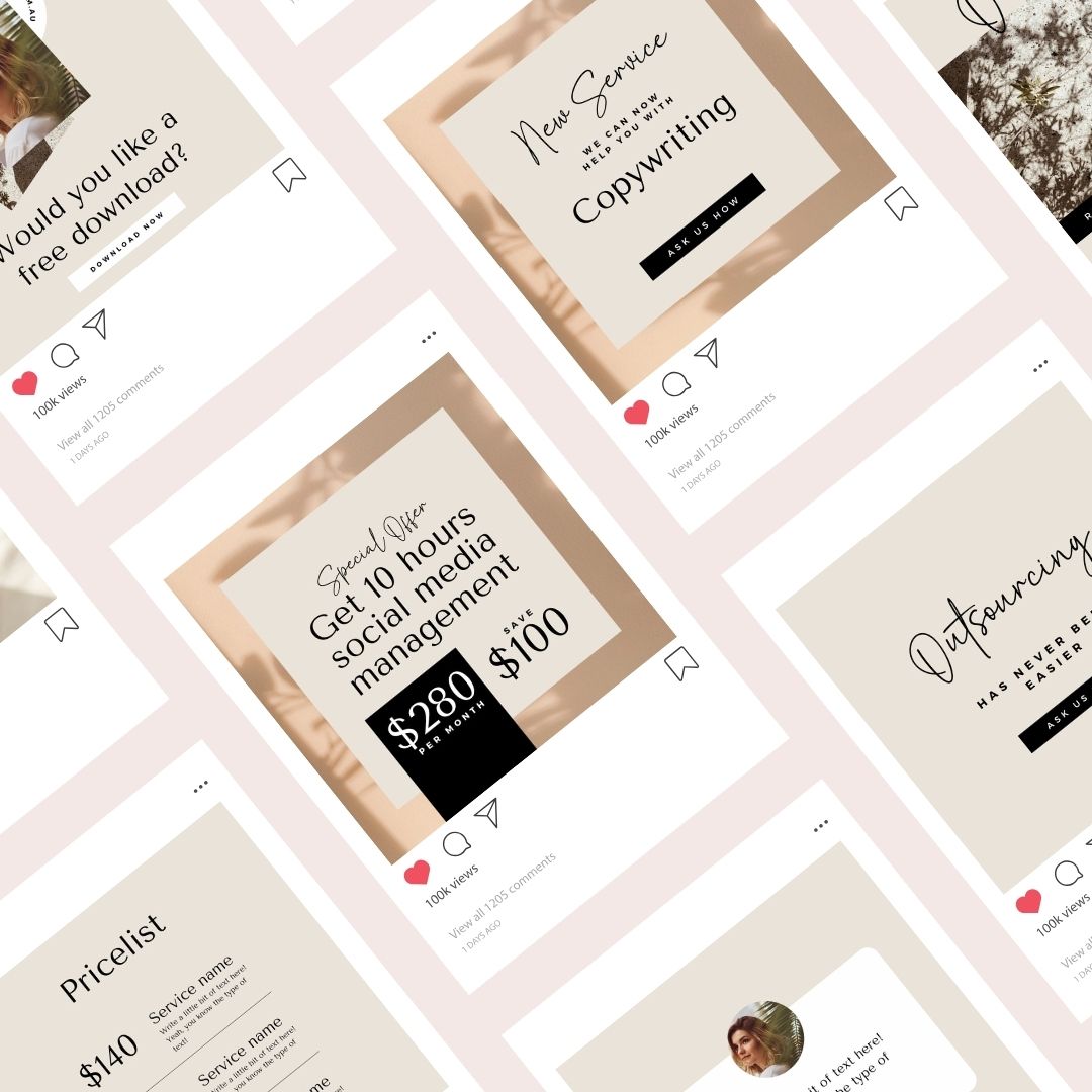 50 Engagement Booster Coaching Instagram Social Media Posts