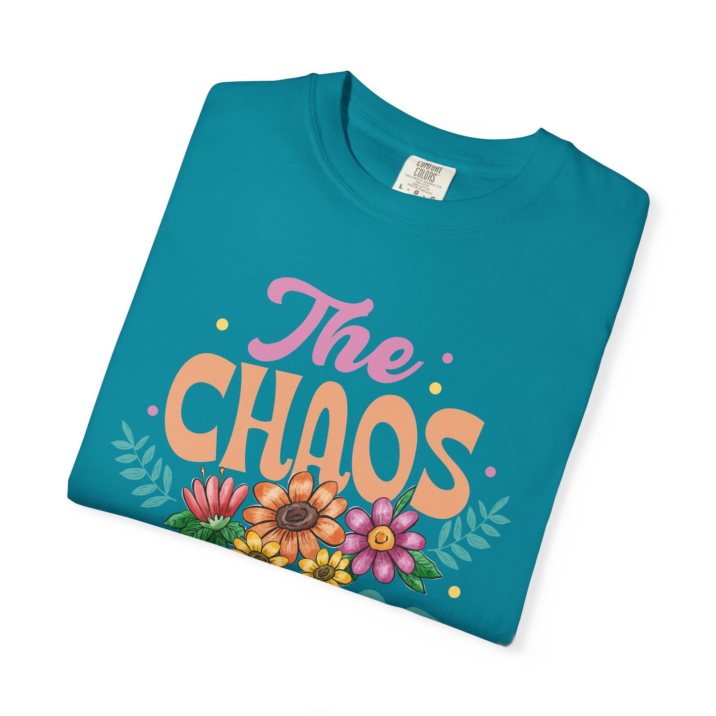 The chaos mom club Unisex Garment-Dyed T-Shirt - Casual Vintage Style for Everyday Wear