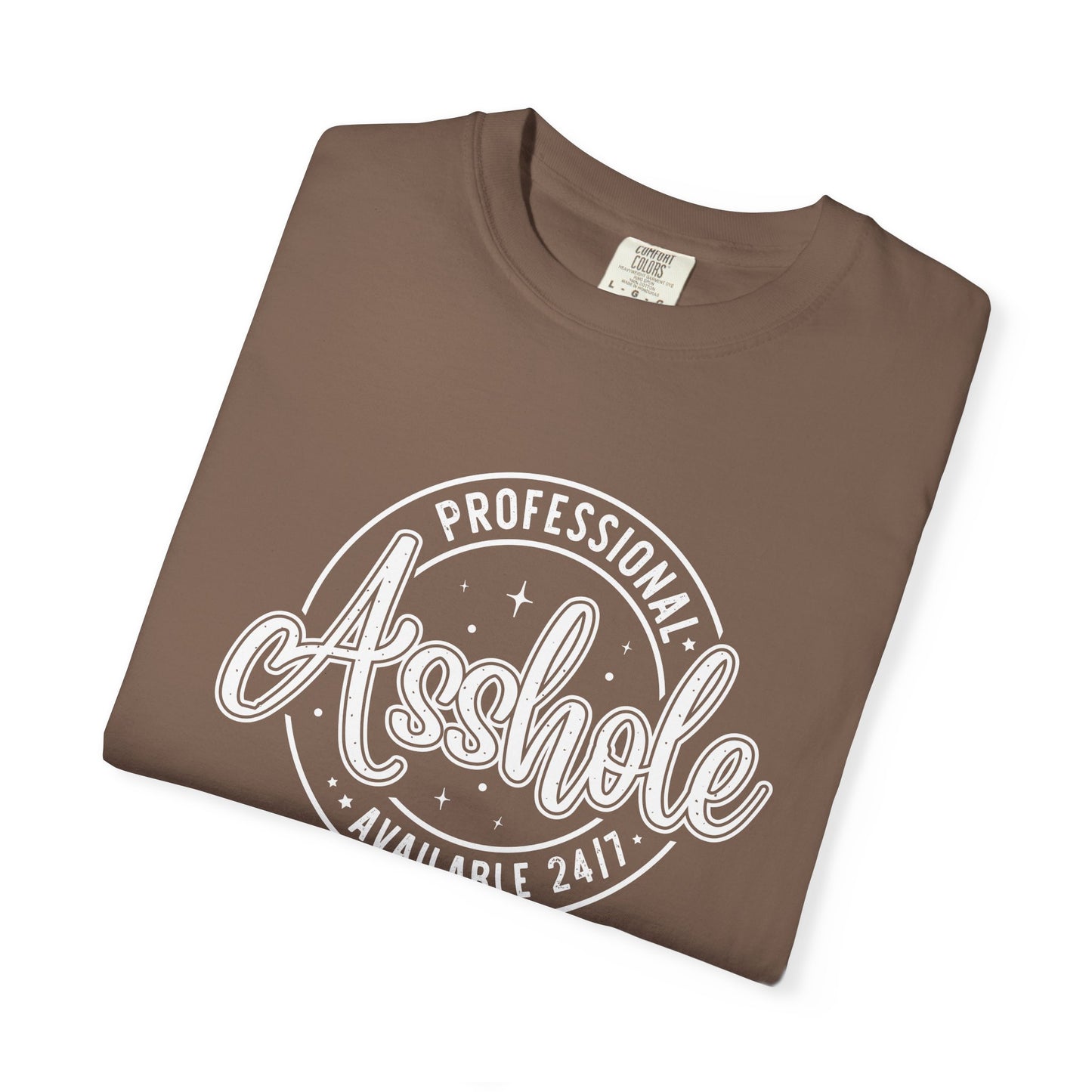 Professional asshole Unisex Garment-Dyed T-Shirt - Casual Vintage Style for Everyday Wear