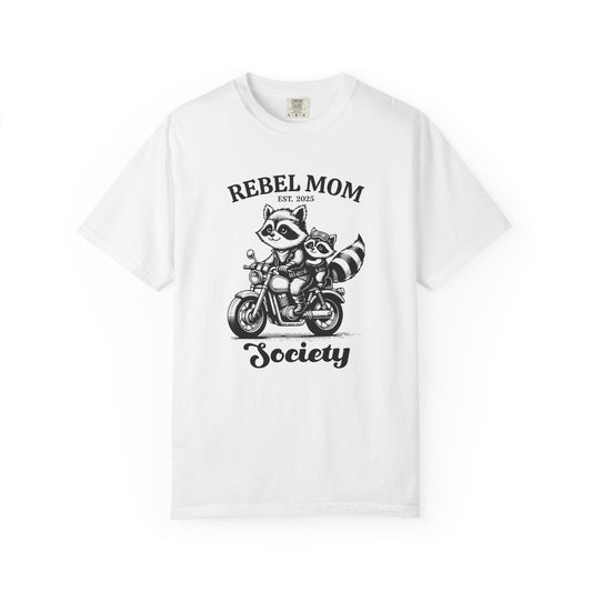 Rebel Mom Unisex Garment-Dyed T-Shirt - Casual Vintage Style for Everyday Wear
