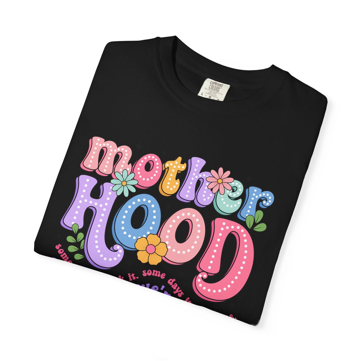 Motherhood Unisex Garment-Dyed T-Shirt - Casual Vintage Style for Everyday Wear