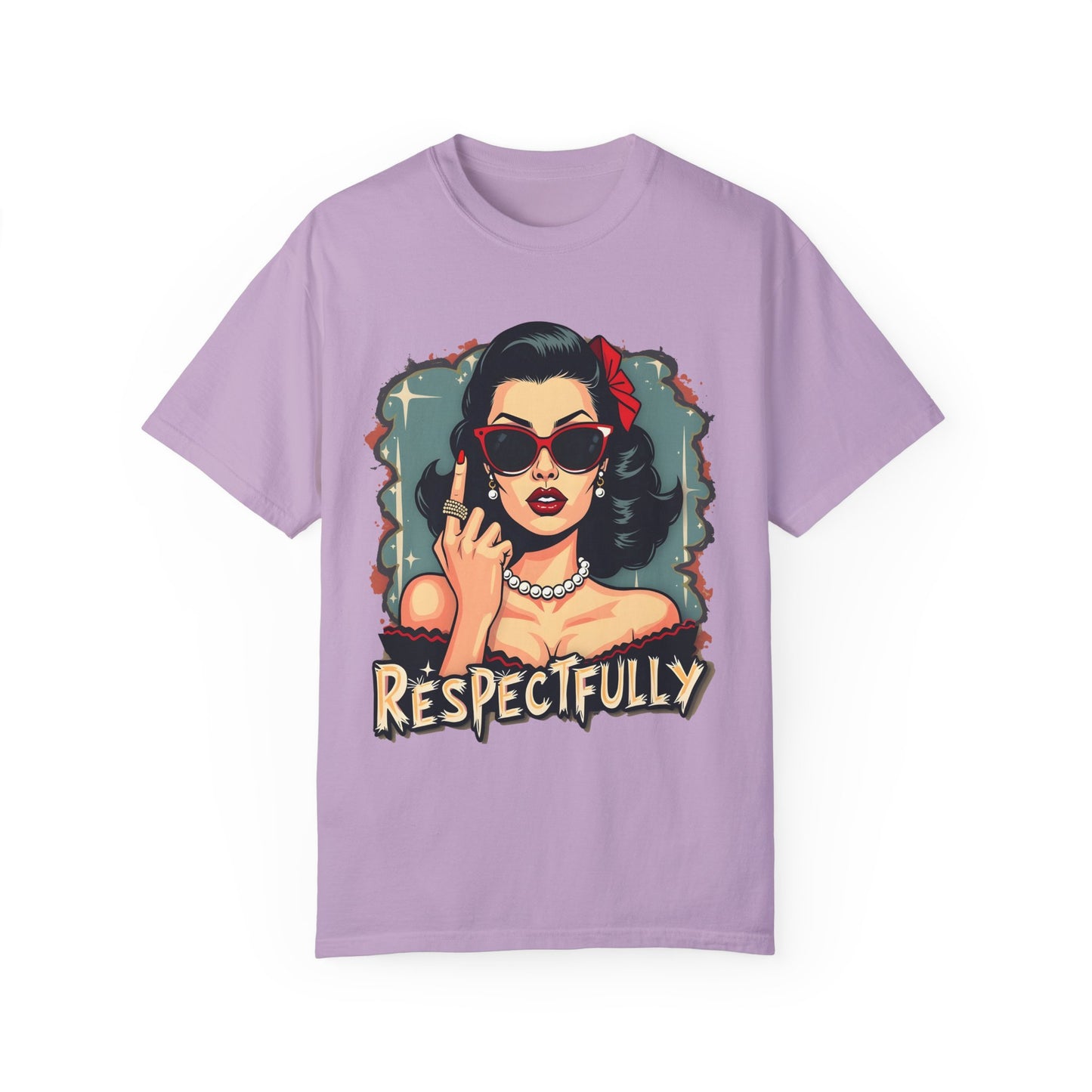 Respectfully Retro Unisex Garment-Dyed T-Shirt - Casual Vintage Style for Everyday Wear