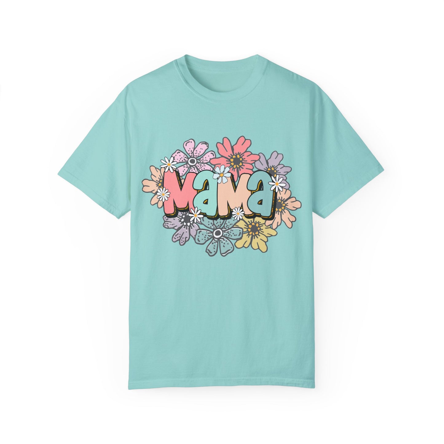Mama Unisex Garment-Dyed T-Shirt - Casual Vintage Style for Everyday Wear