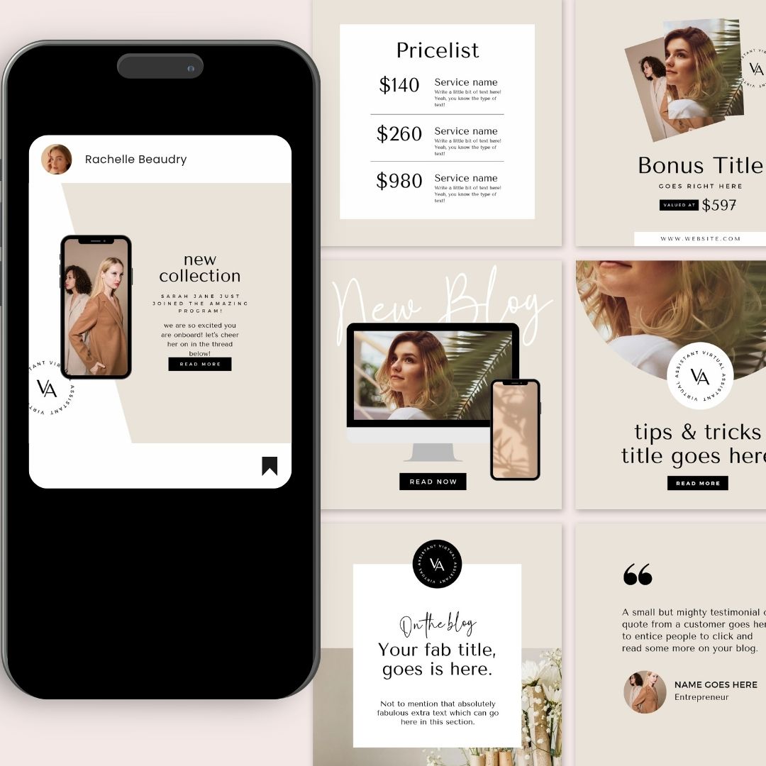 50 Engagement Booster Coaching Instagram Social Media Posts