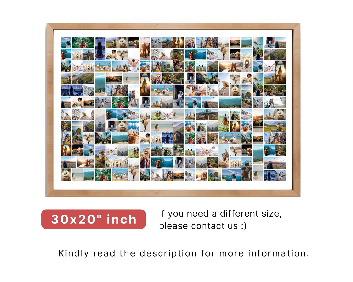 EDITABLE 175 Photo Collage, Landscape Welcome Sign, Poster Sign, Canva, DIGITAL