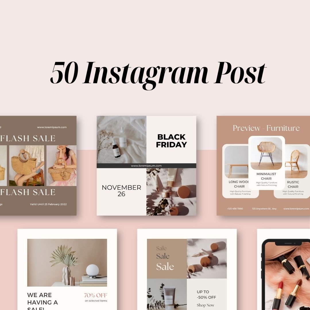 50 Sales Instagram Social Media Posts