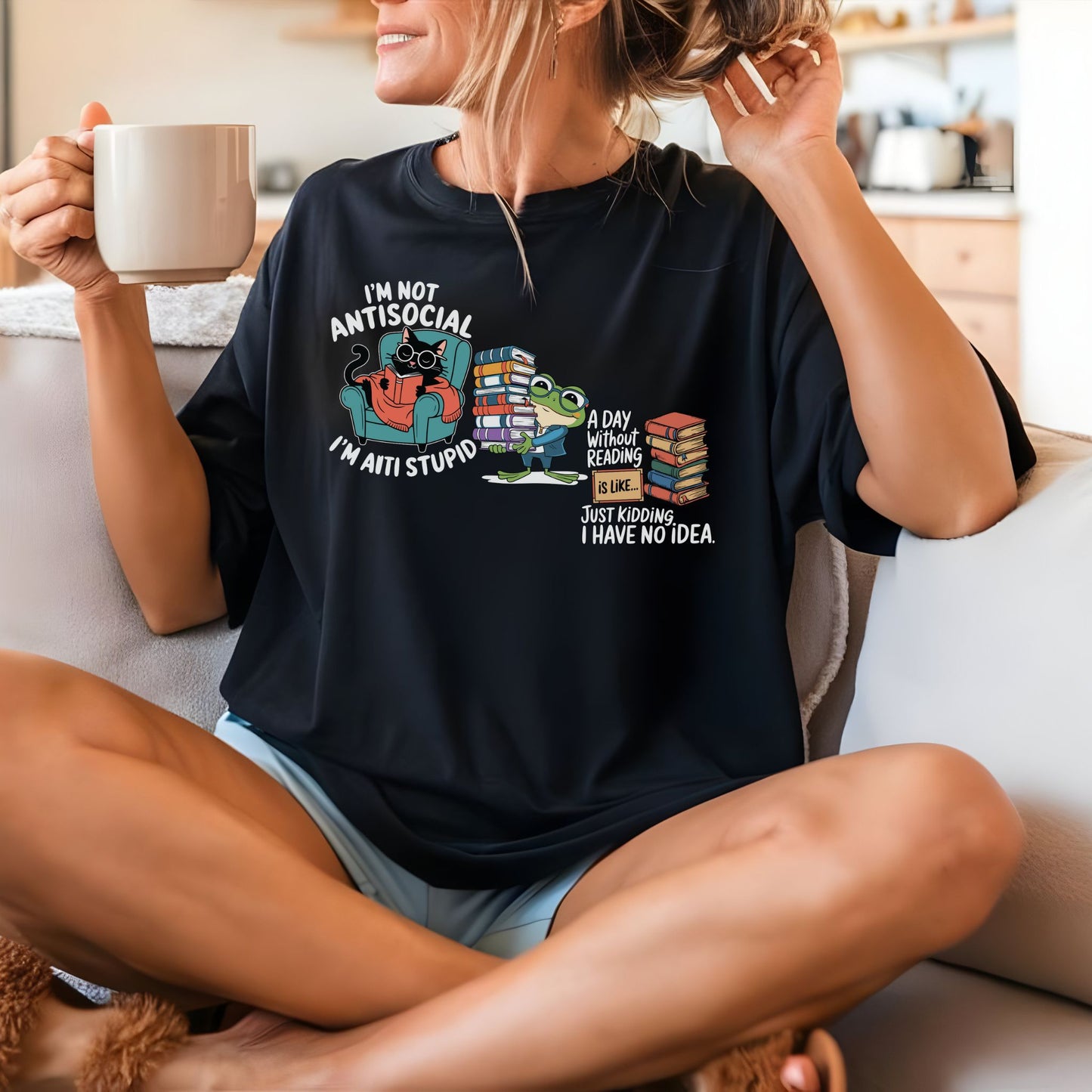 Funny Book Lovers Unisex Comfort garment-dyed heavyweight t-shirt