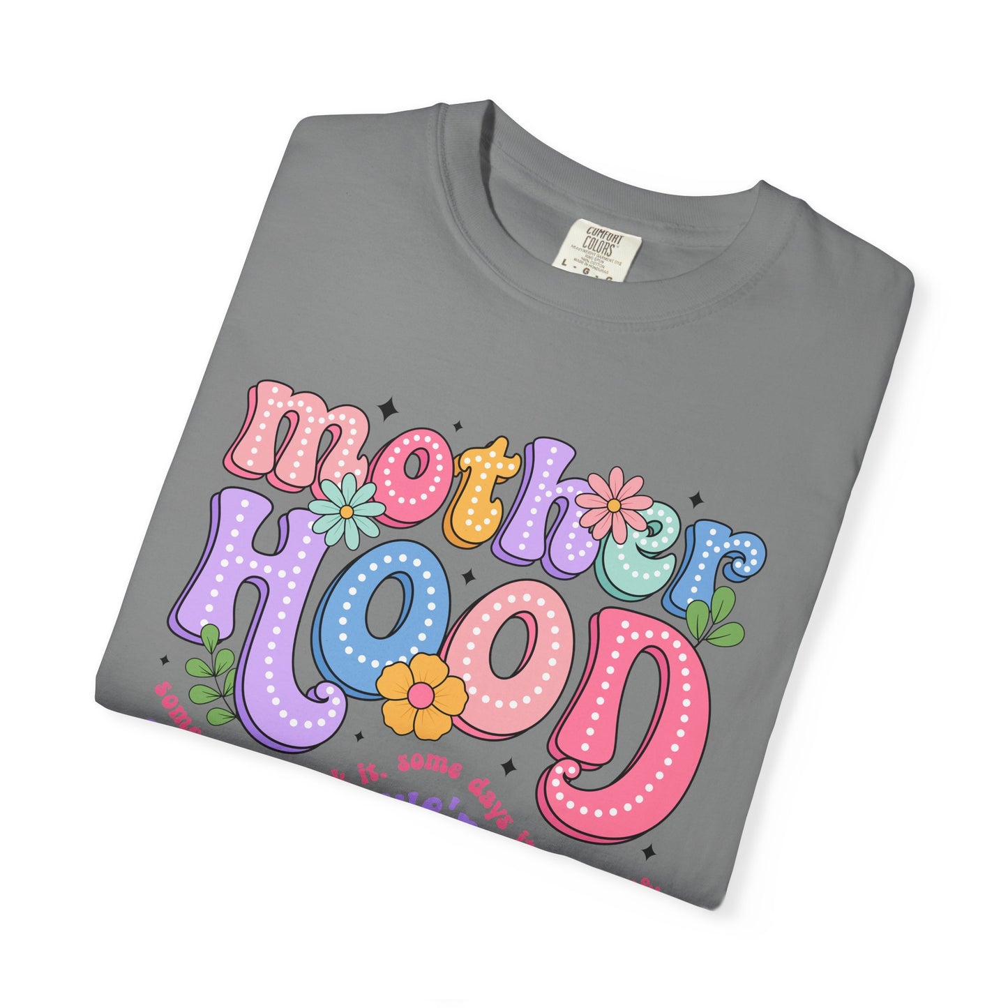 Motherhood Unisex Garment-Dyed T-Shirt - Casual Vintage Style for Everyday Wear
