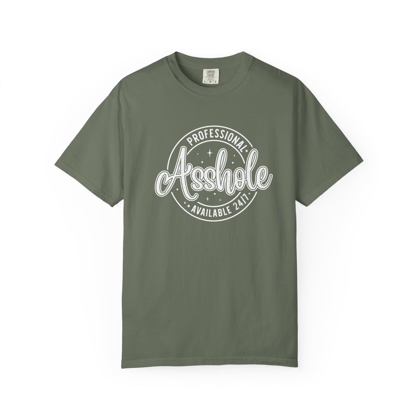 Professional asshole Unisex Garment-Dyed T-Shirt - Casual Vintage Style for Everyday Wear