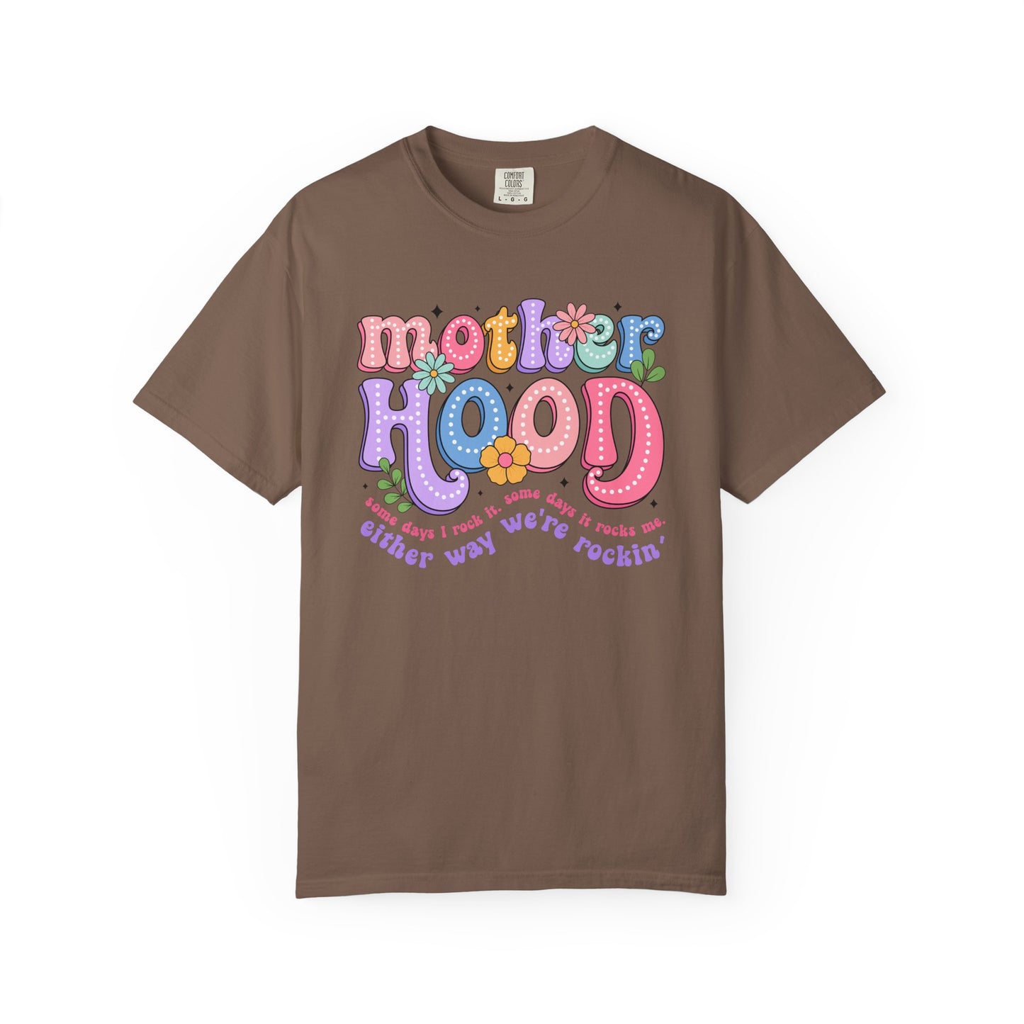 Motherhood Unisex Garment-Dyed T-Shirt - Casual Vintage Style for Everyday Wear