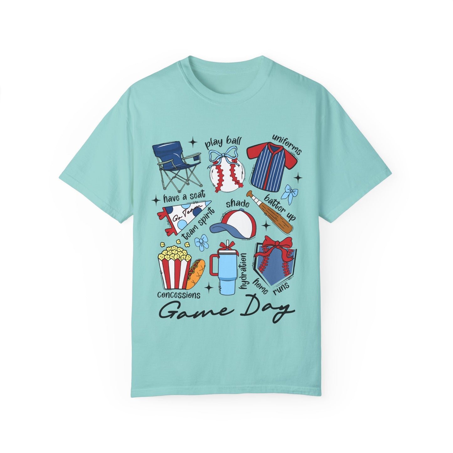 Game Day Unisex Garment-Dyed T-Shirt - Casual Vintage Style for Everyday Wear