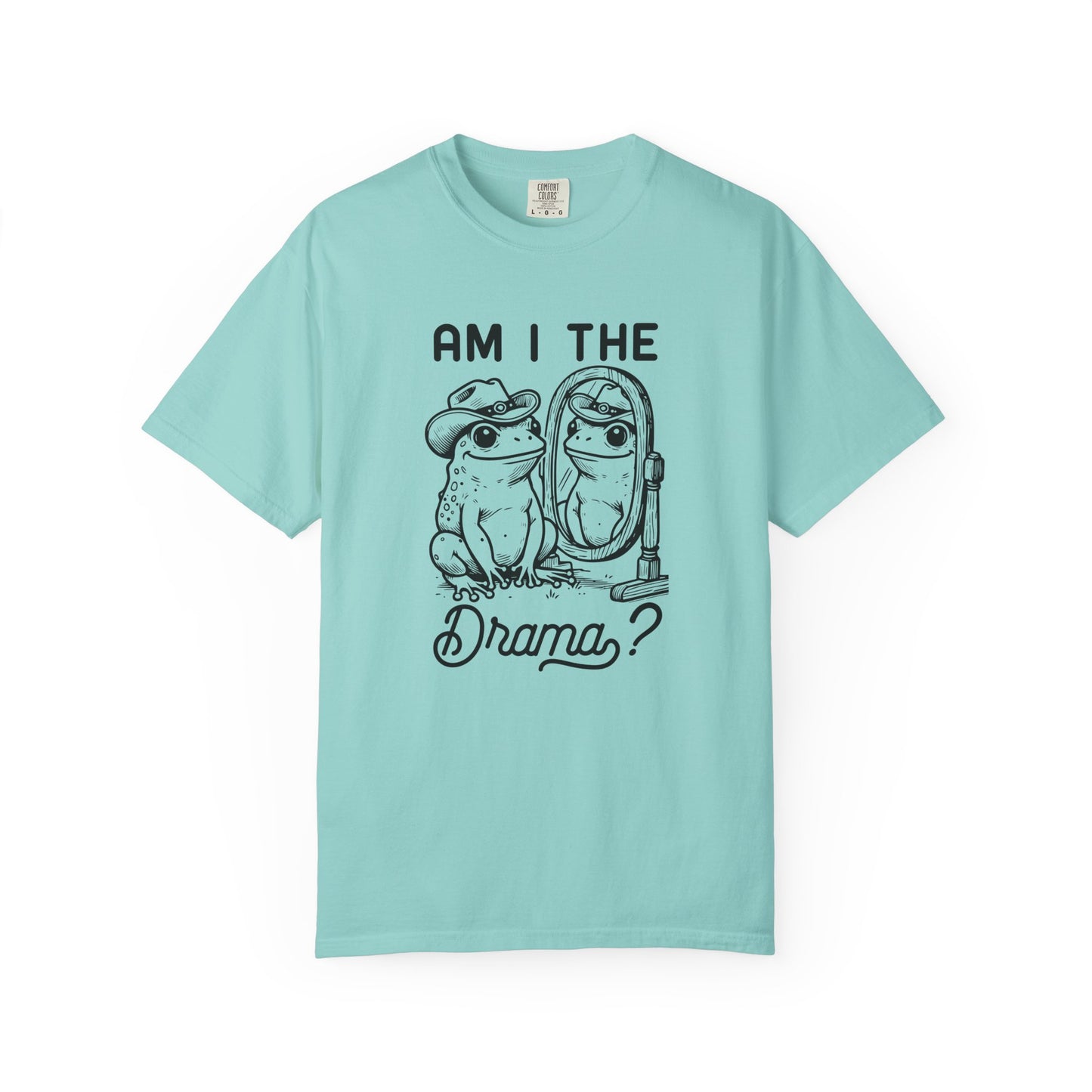 Am I the drama Unisex Garment-Dyed T-Shirt - Casual Vintage Style for Everyday Wear