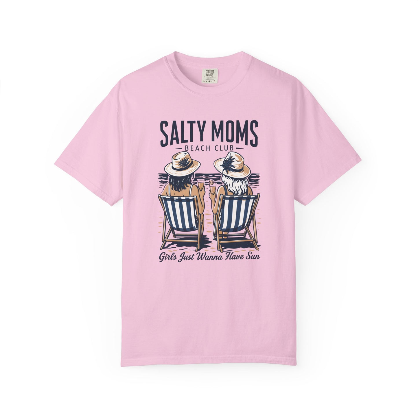 Salty mom funny Unisex Garment-Dyed T-Shirt - Casual Vintage Style for Everyday Wear