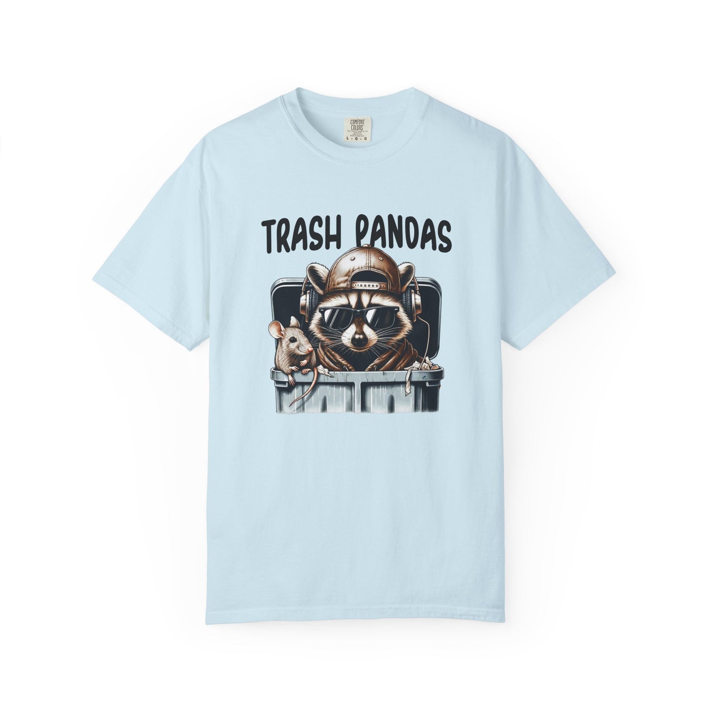 Trash Pandas Unisex Garment-Dyed T-Shirt - Casual Vintage Style for Everyday Wear