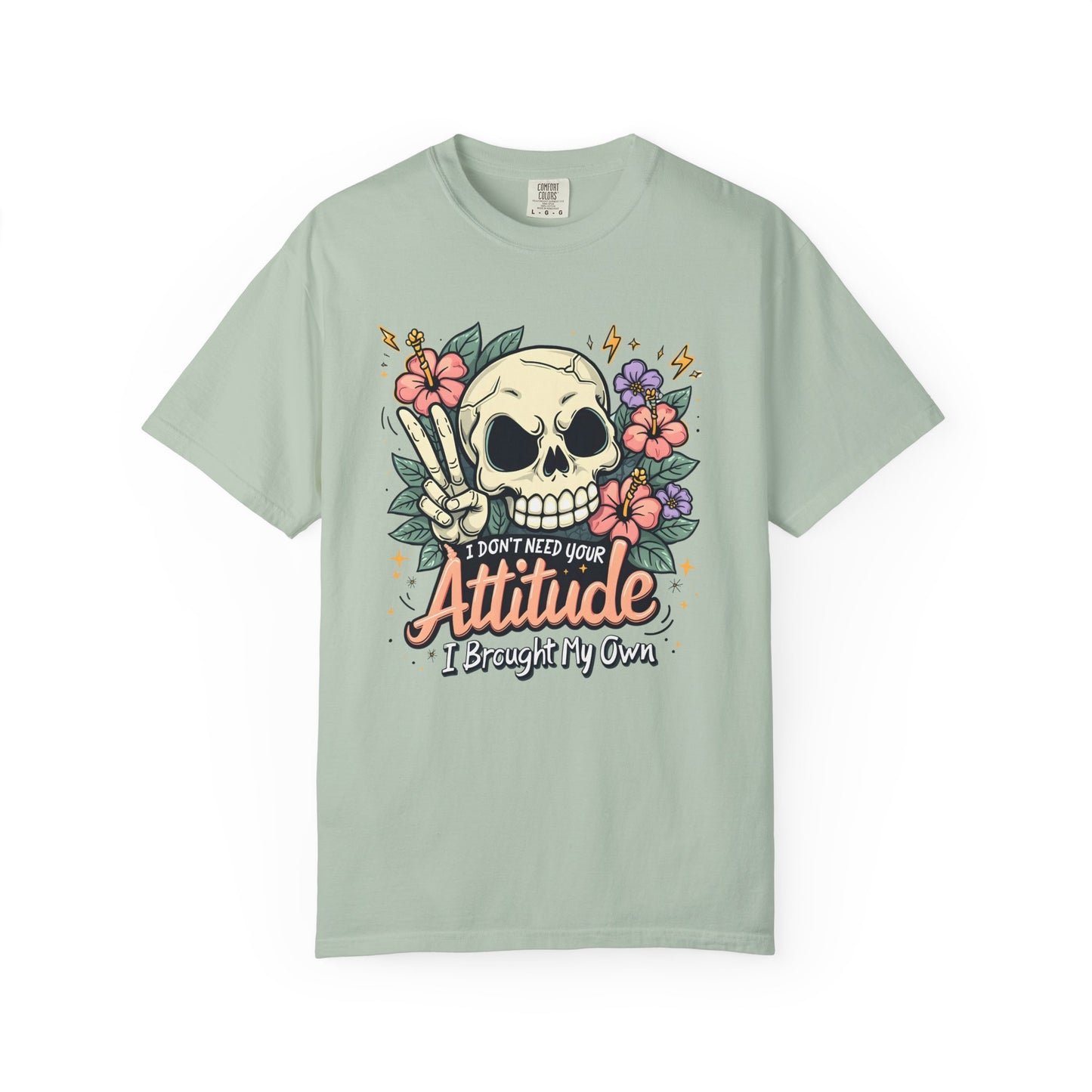 Attitude I brought my own Unisex Garment-Dyed T-Shirt - Casual Vintage Style for Everyday Wear