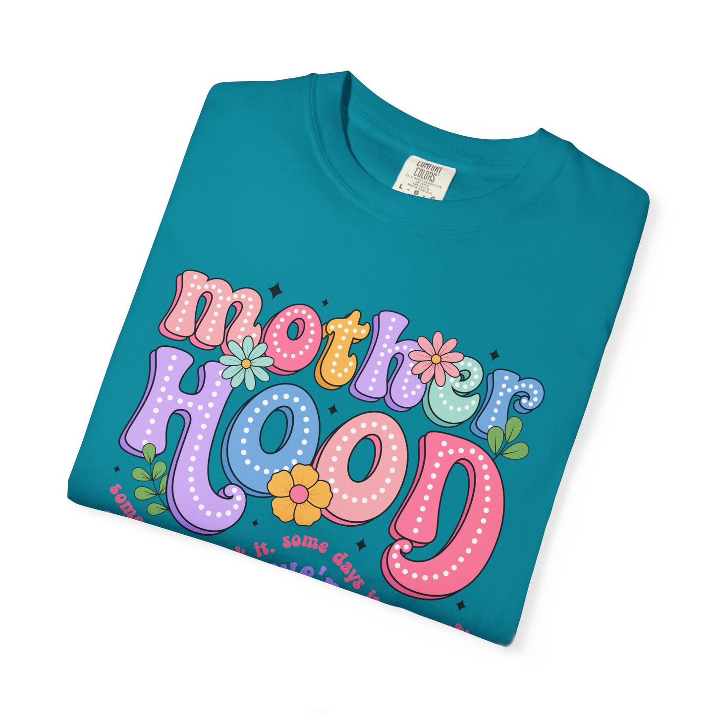 Motherhood Unisex Garment-Dyed T-Shirt - Casual Vintage Style for Everyday Wear