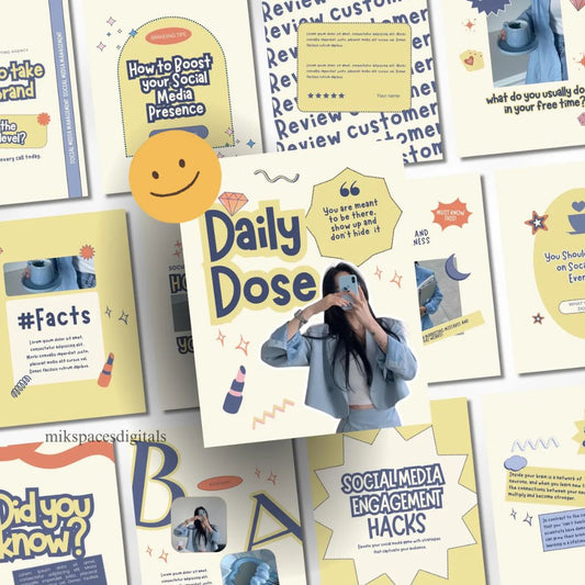 Pop Gif Animated Instagram Carousel Posts Using This Brand Style Theme