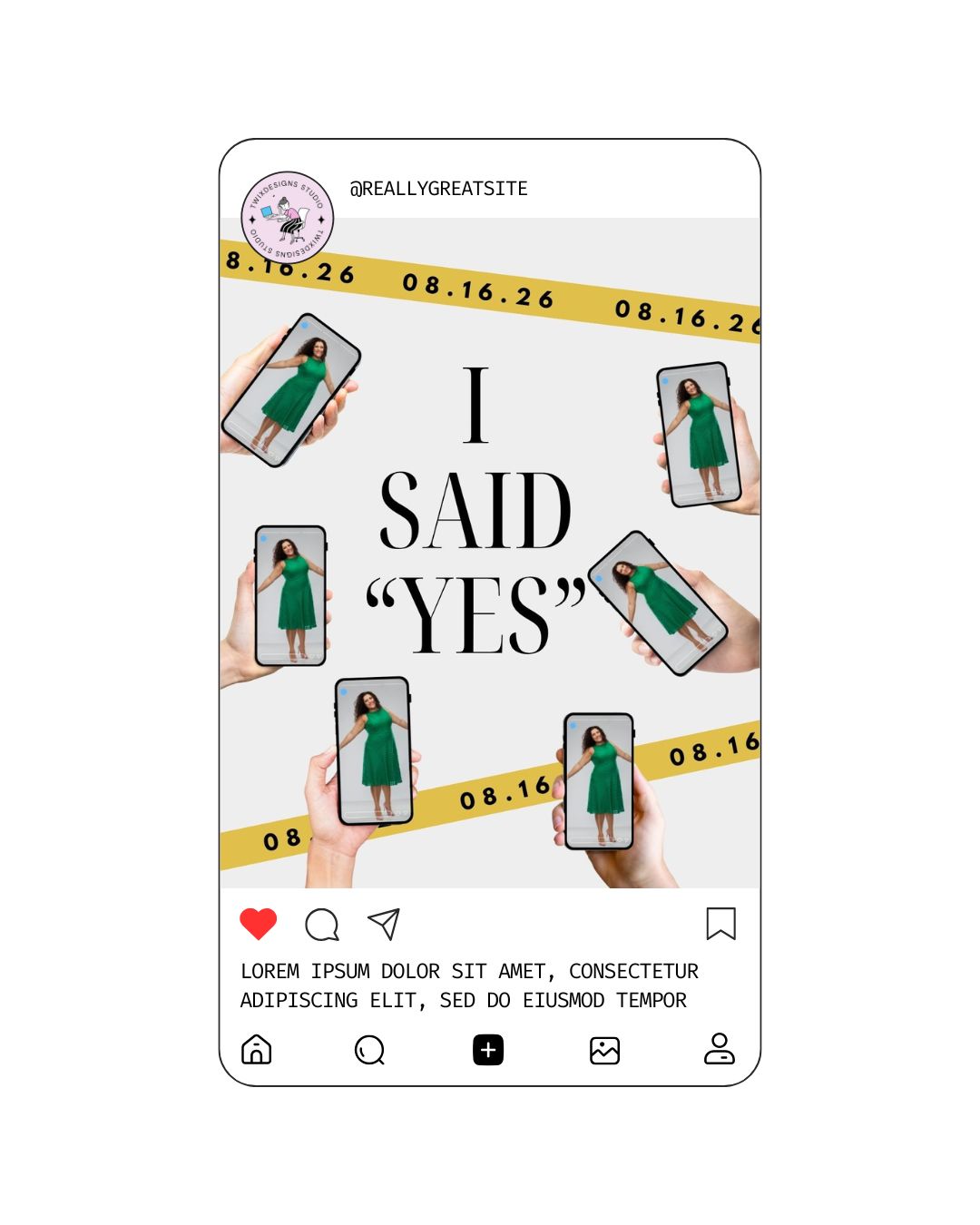Photo Shuts Announcement Social Media Instagram Reels Post Editable Canva Templates