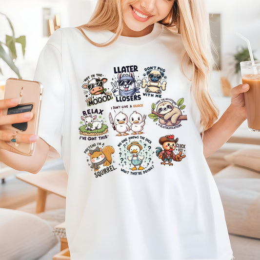 Funny Cute Sarcastic | Not in the Mood | Unisex Comfort garment-dyed heavyweight comfort t-shirt