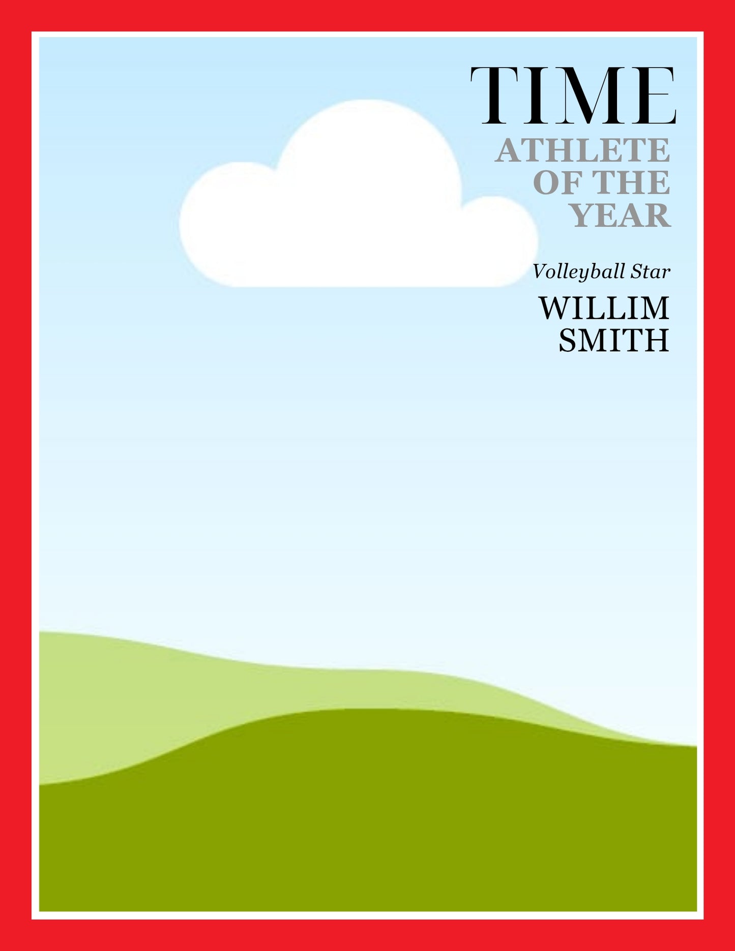 Time Magazine Cover Poster, Birthday or Retirement Gift, Men and Women Gifts, Editable in Canva