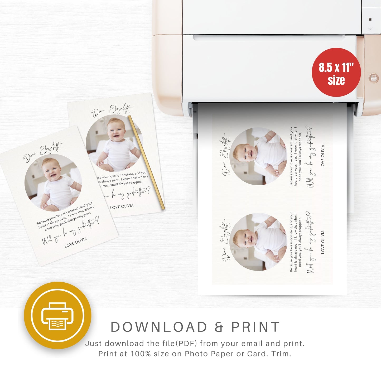 Baby Shower Birthday Party Invitation BSDWS100