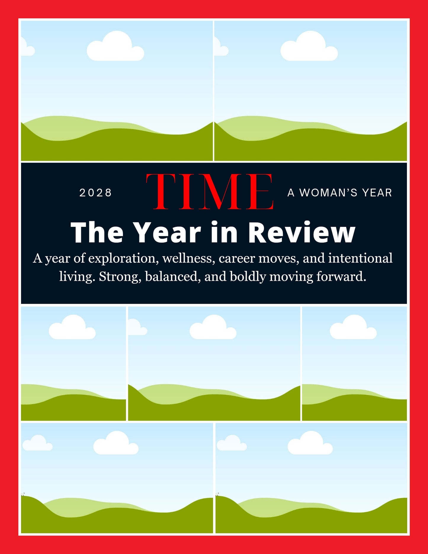 Time Magazine Cover Poster, Birthday or Retirement Gift, Men and Women Gifts, Editable in Canva