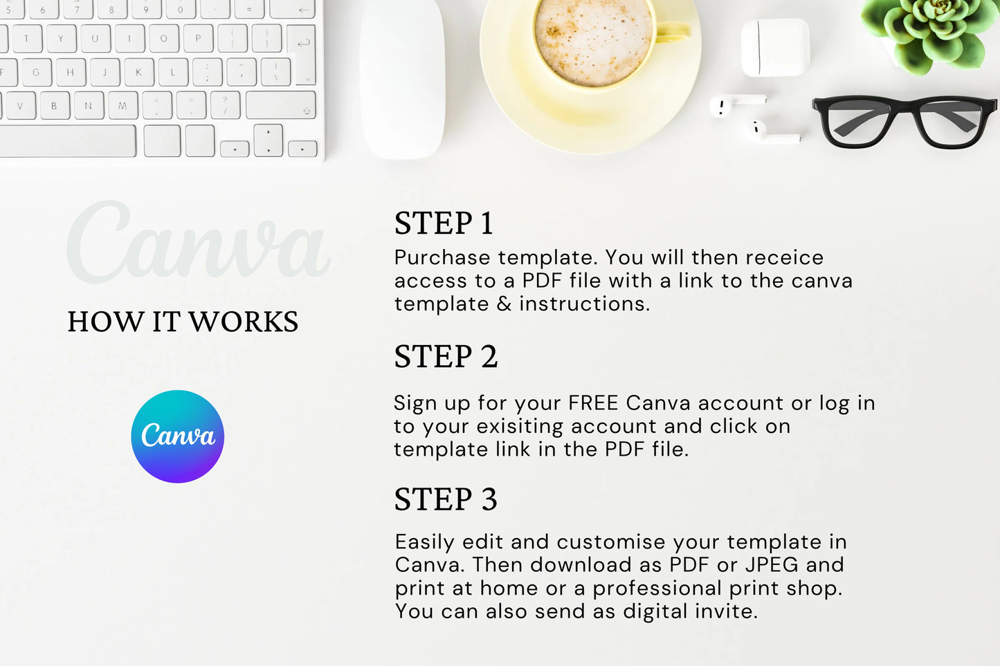 Photography Trifold Flyer Template, Welcome Packet Guide, Newborn, Edit in Canva - PTD3